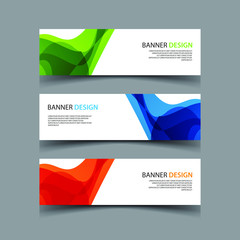 Fototapeta premium Vector Abstract design banner web template