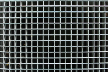 View on a grid over a drainage hole