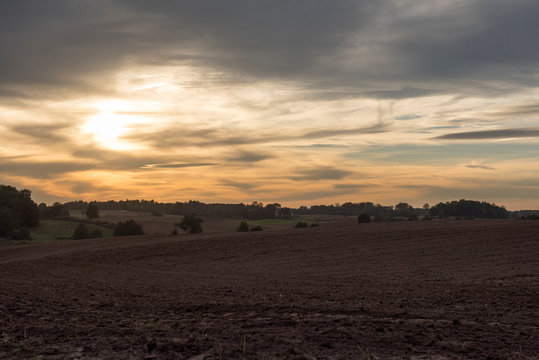Abendliche Landschaft bei Morag (Mohrungen) - Polen