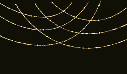gold string light christmas string light