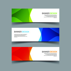 Fototapeta premium Vector Abstract design banner web template
