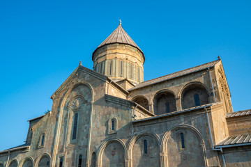 Fototapeta na wymiar Svetitskhoveli Cathedral (UNESCO World Heritage site) in Mtskheta, Georgia.