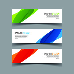 Vector Abstract design banner web template