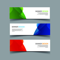 Vector Abstract design banner web template