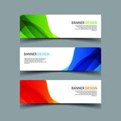 Fototapeta premium Vector Abstract design banner web template