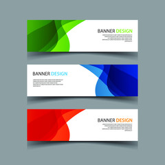 Vector Abstract design banner web template