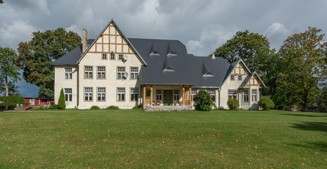 Fototapeta na wymiar Illuste manor estonia europe