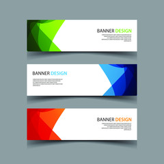 Fototapeta premium Vector Abstract design banner web template