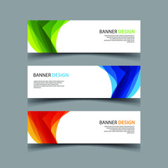 Vector Abstract design banner web template