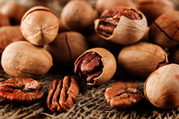 Fototapeta premium Pecan nuts