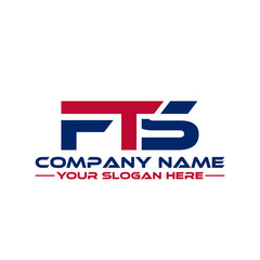 Letter FTS logo design  Template