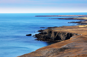 Volcanic landscape in South Iceland, Europe