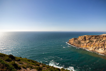 Fototapeta na wymiar The panoramic view of Cape Espichel, Sesimbra, Portugal