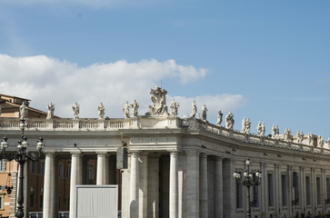St Peters Square in the Vatican