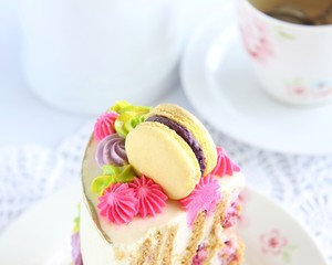 cake and cup of tea