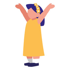 avatar girl design vector illustration