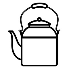 tea kettle icon vector illustration