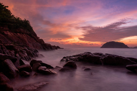 Redang Island at sunrise, Terengganu, Malaysia