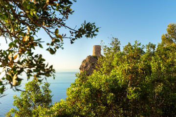 Fototapeta premium Torre del Verger Wachturm | Ausblick | Banyalbufar | Mallorca | Spanien