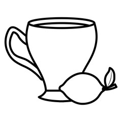 lemon tea design vector illustration
