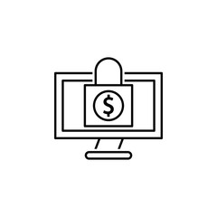 Financial, funds icon. Element of financial icon