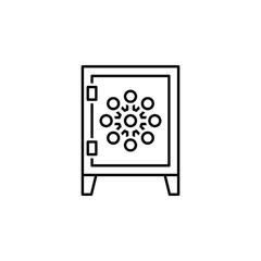 Financial, safe box icon. Element of financial icon