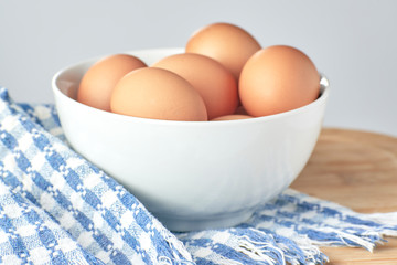 eggs in a bowl