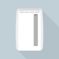 Indoor air conditioner icon. Flat illustration of indoor air conditioner vector icon for web design