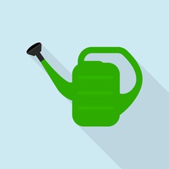 Watering can icon. Flat illustration of watering can vector icon for web design