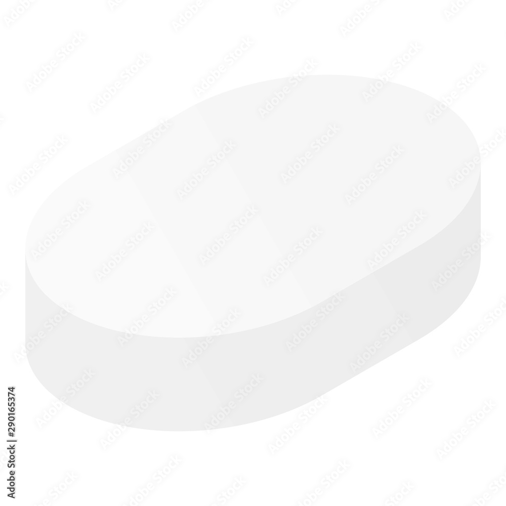 Poster wireless computer mouse icon. isometric of wireless computer mouse vector icon for web design isolat