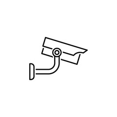 Cctv icon. Element of legal services thin line icon