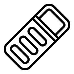 Summer children cradle icon. Outline summer children cradle vector icon for web design isolated on white background