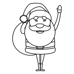 Christmas santa claus design vector illustration