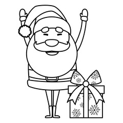 Santa claus design vector illustration