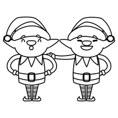 Christmas elf design vector illustration