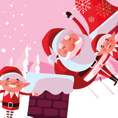 Santa Claus design vector illustration