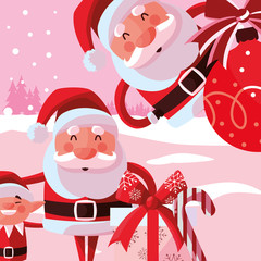 Santa Claus design vector illustration
