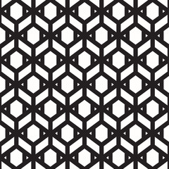 Pattern geometry of hexagon background. Pattern is on swatch panel.