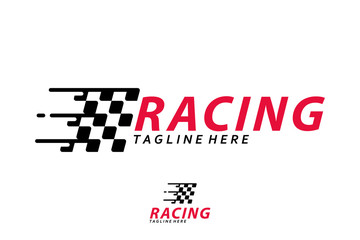 race logo icon vector isolated