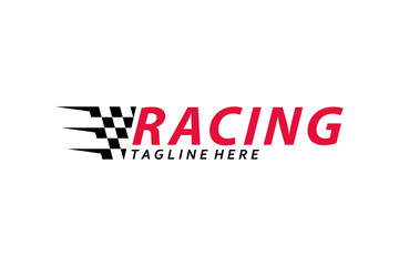 race logo icon vector isolated