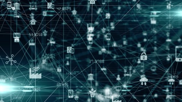 Internet of things IoT connectivity of physical devices and objects
