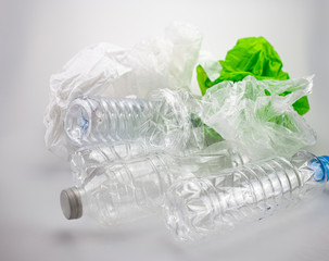 close up of a Recycling plastic