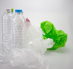 close up of a Recycling plastic