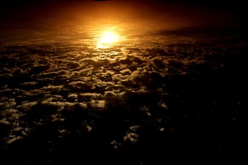 Obraz premium sunset over the clouds