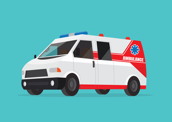 Cartoon, Ambulance car. © Jakkarin 14