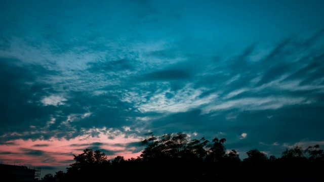 time lapse of a sunset