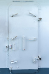 Iron ship door with lock