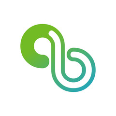 Fototapeta premium creative concept of infinity logo design vector illustrations