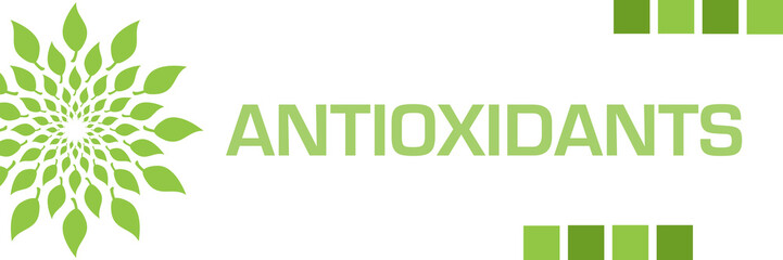 Antioxidants Green Leaves Circular Horizontal 