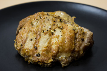 pork steak - international food